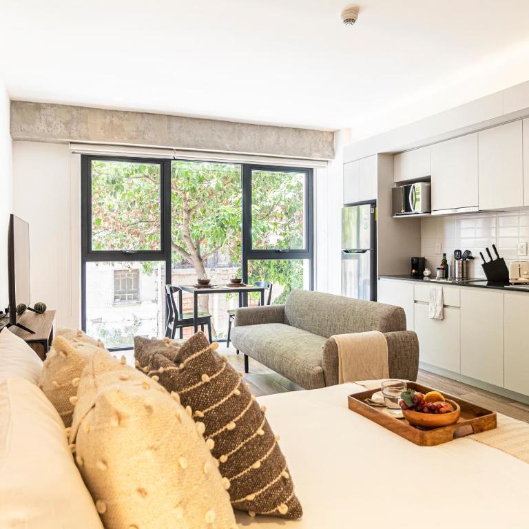 Kukun Reforma & Downtown - Deluxe studio apartment with queen bed - 3