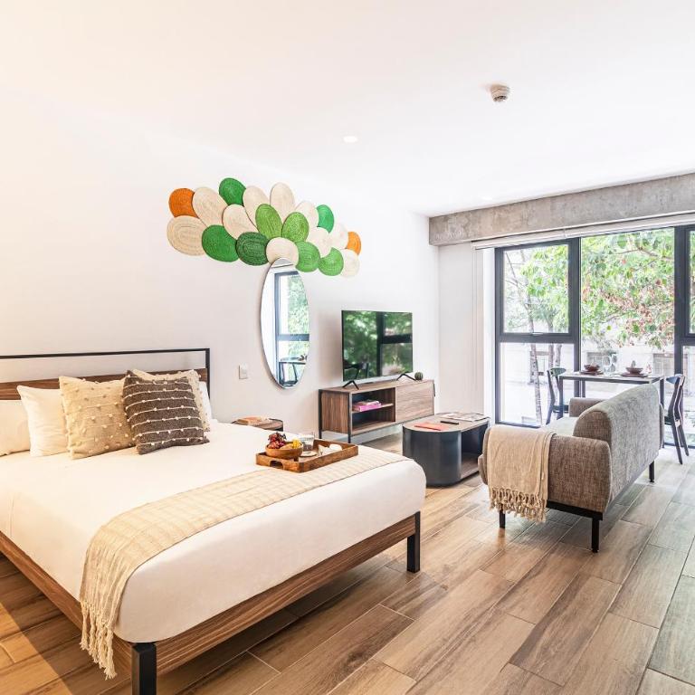 Kukun Reforma & Downtown - Deluxe studio apartment with queen bed - 5