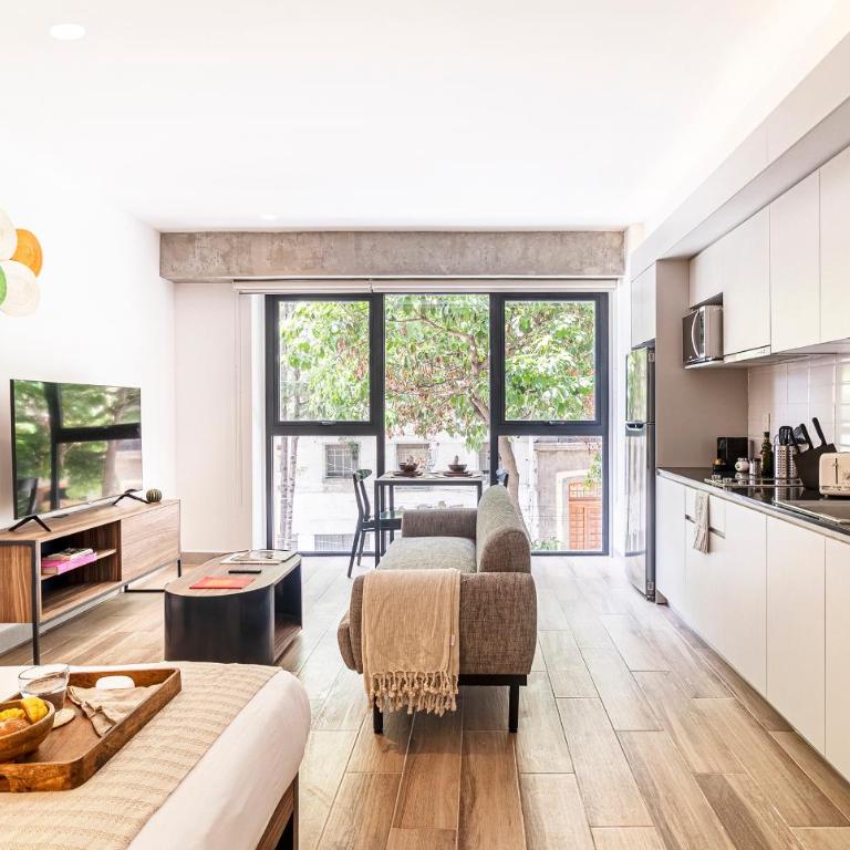 Kukun Reforma & Downtown - Deluxe studio apartment with queen bed - 7