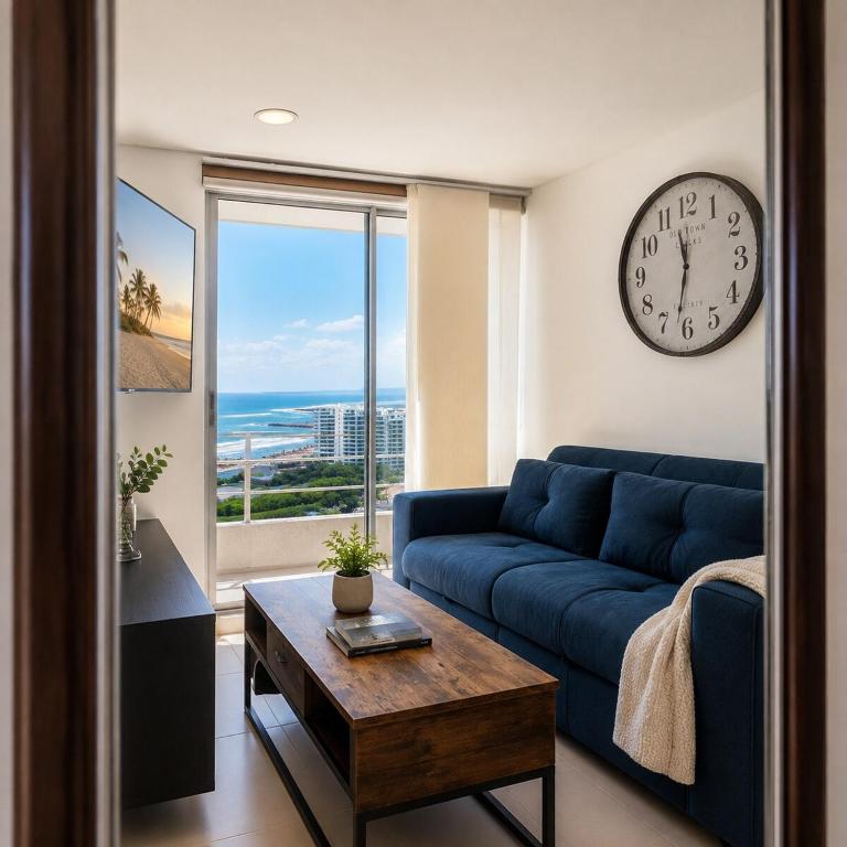 Tropical Midnight, Sea Views & Pool, Wi-Fi - Three-Bedroom Apartment with Sea View - 17