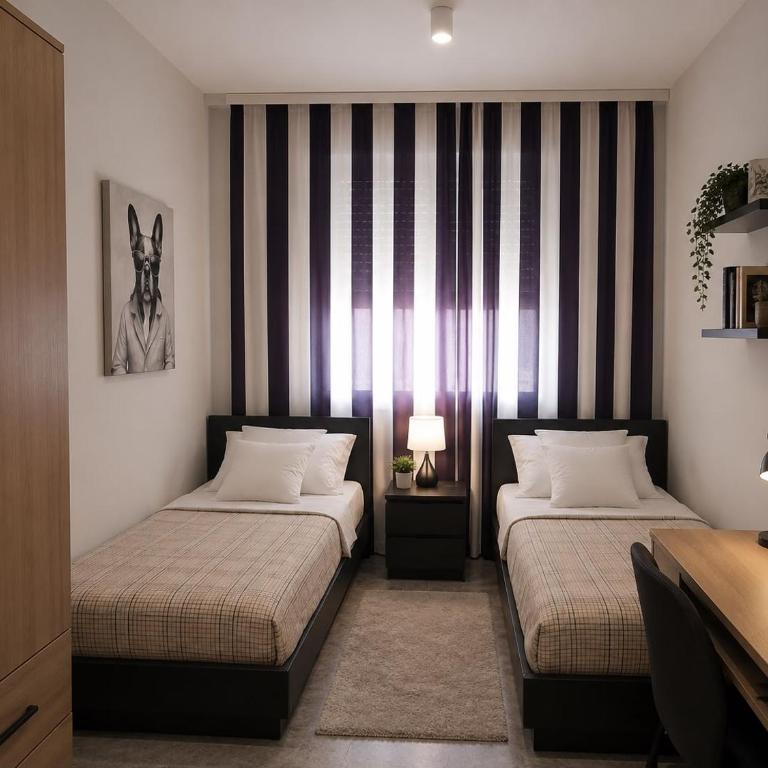 Central Geneva Rooms 2- 3 guests - Chambre Double Économique - 5