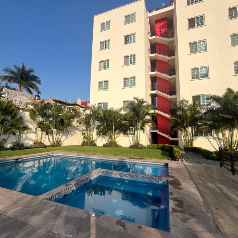 Apartment 5 minutes from downtown Cuernavaca with pool - Apartment mit 1 Schlafzimmer - 6