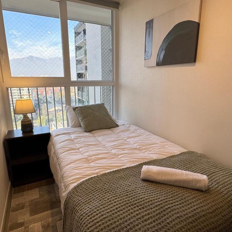 Departamento equipado a pasos del metro ñuble con Wifi - Three-Bedroom Apartment - 14
