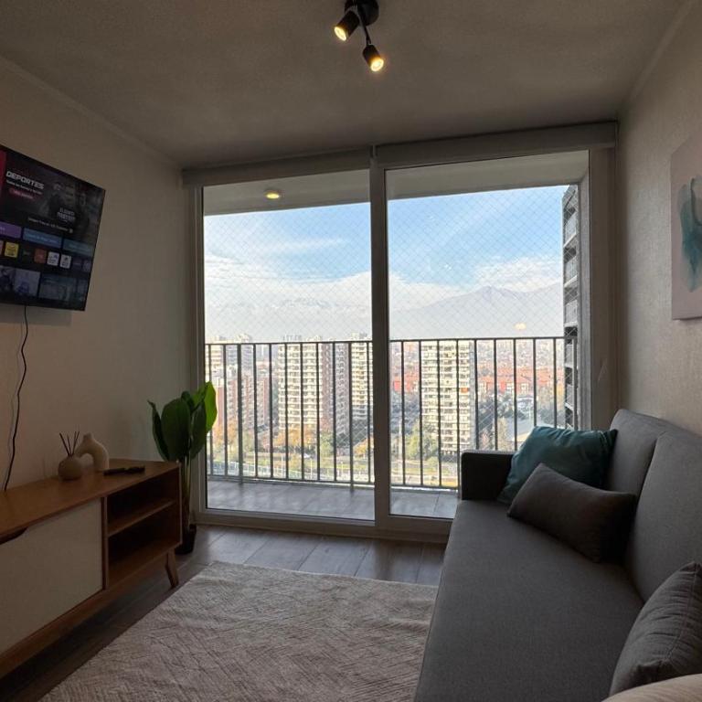 Departamento equipado a pasos del metro ñuble con Wifi - Three-Bedroom Apartment - 46