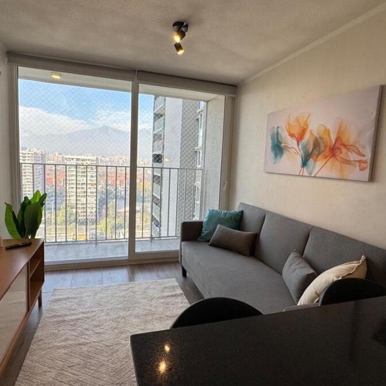 Departamento equipado a pasos del metro ñuble con Wifi - Three-Bedroom Apartment - 58