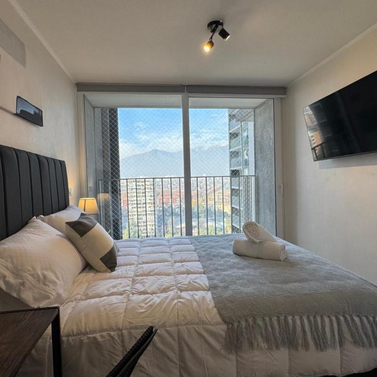 Departamento equipado a pasos del metro ñuble con Wifi - Three-Bedroom Apartment - 82
