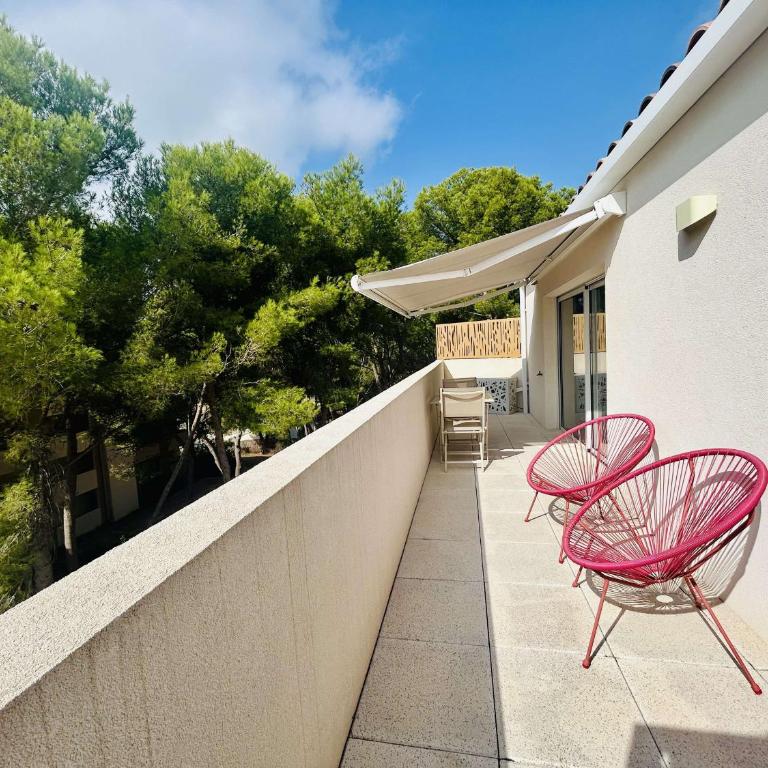 Appartement climatisé avec terrasse - 2 pers. - Appartement 1 Chambre - 3