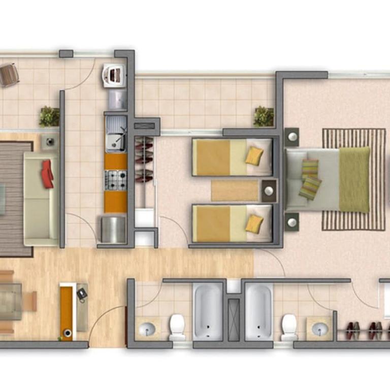 apartt secure, cozy with beauty panoramic view - Apartamento de 3 dormitorios - 66