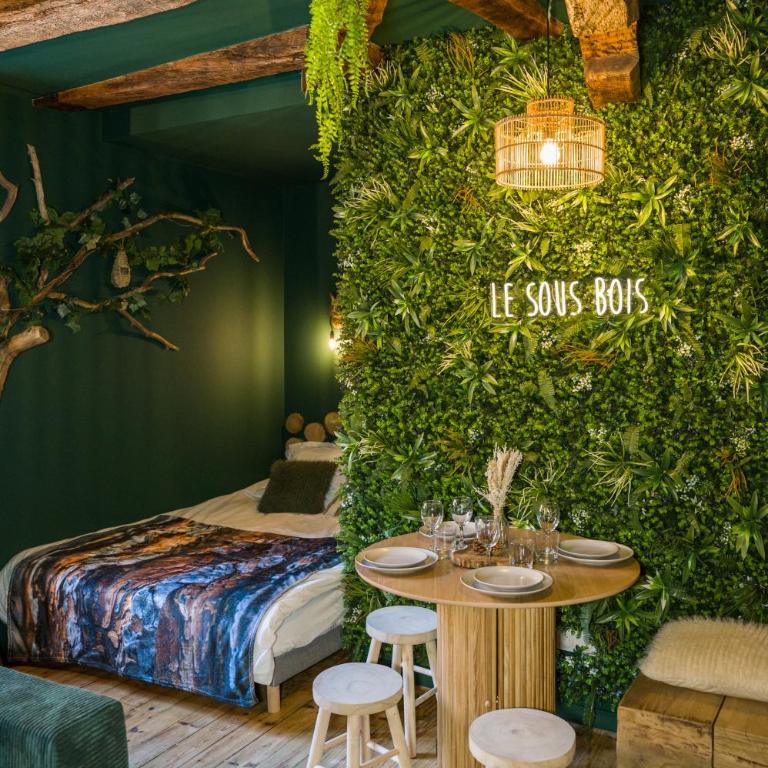 Suite "Sous-Bois", cocon nature au coeur historique - Studio-Apartment mit Queensize-Bett - 1