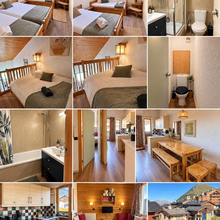 Duplex 7pers Belle Plagne ski aux pied 2chambres - Two-Bedroom Apartment - 7