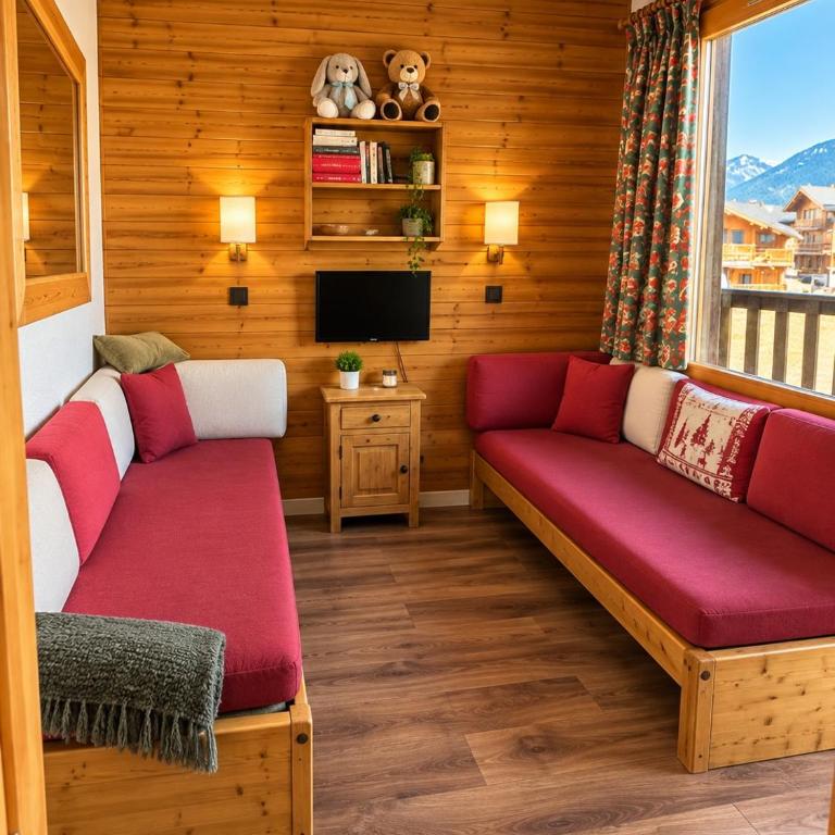 Duplex 7pers Belle Plagne ski aux pied 2chambres - Two-Bedroom Apartment - 8