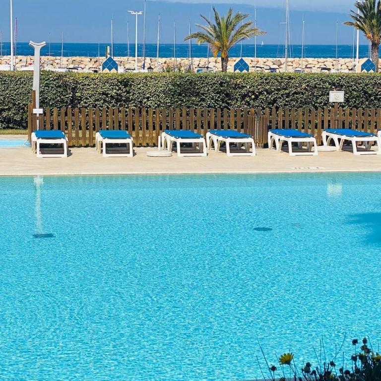 Balcon sur la piscine, mer à 200 m - Apartment mit 2 Schlafzimmern - 14