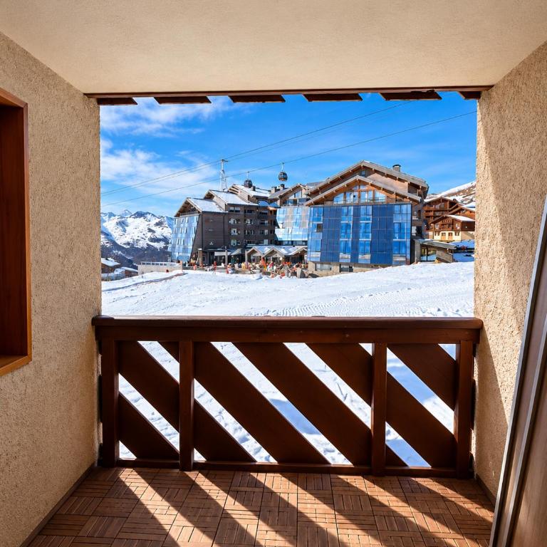 Val Thorens - Pied des pistes - Balcon - Vue Montagne 5 6 personnes - One-Bedroom Apartment with Balcony and Mountain View - 3