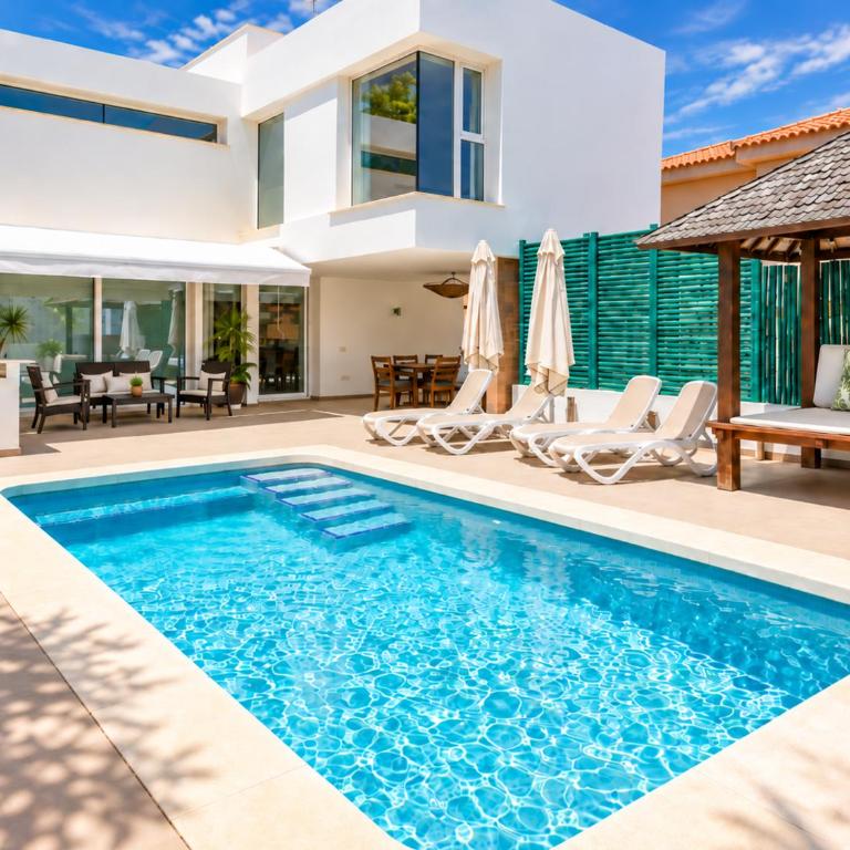Villa Playamar para 10 Piscina privada, BBQ, parking a 10 min playa - Villa - 1