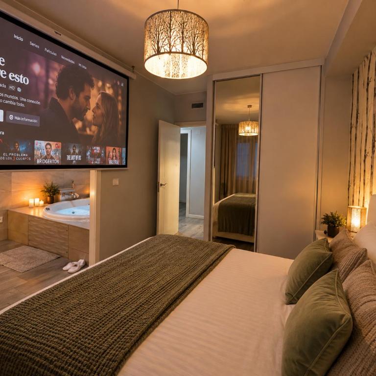 Apartamento Dos Torres Bárbol Jacuzzi & Parking Privado - Apartamento Deluxe - 2
