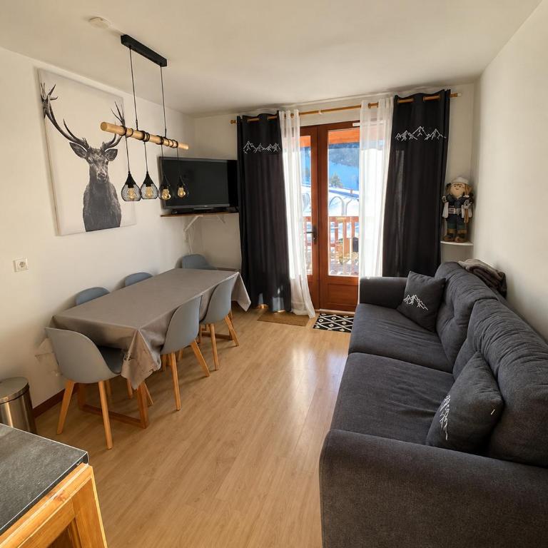 Face aux pistes, appart 6 pers avec terrasse - Appartement - 1