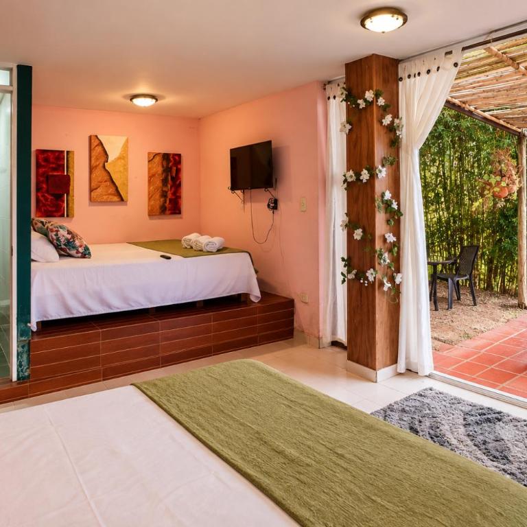 Glamping con tina privada y vista a la montaña - Habitación Doble con vistas a la montaña - 8