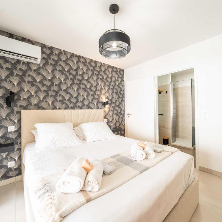 Modern flat -1BR- 2 Terraces, Parking Cannes - Appartement 1 Chambre - 4