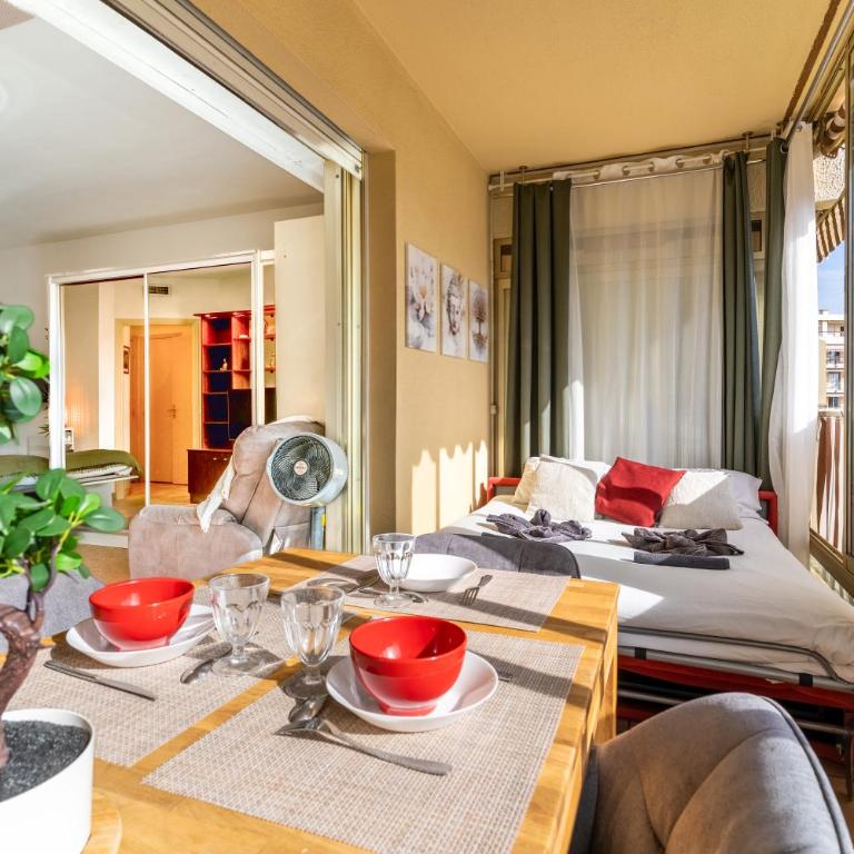 Le Zen Bambou - parking privé - 350m Plage - Monolocale - 33