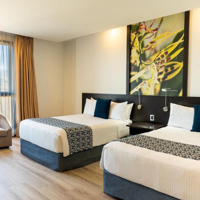 Wyndham Quito Airport - Habitación Doble Deluxe con 2 camas dobles - No fumadores - 1