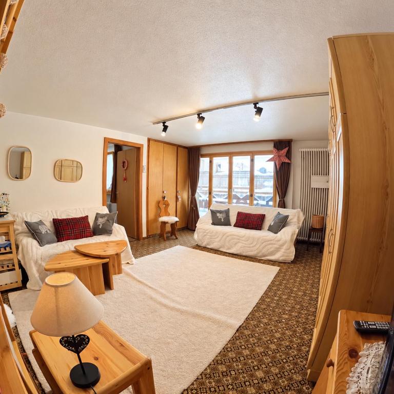 Residenz Albina Leukerbad - Apartment mit 1 Schlafzimmer und Balkon - 13