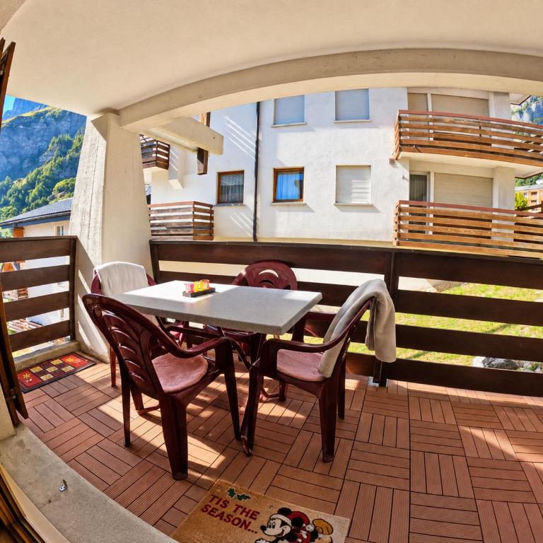 Residenz Albina Leukerbad - Apartment mit 1 Schlafzimmer und Balkon - 14