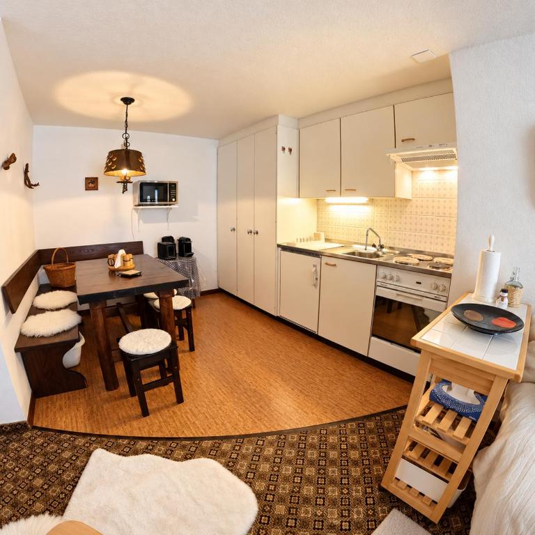 Residenz Albina Leukerbad - Apartment mit 1 Schlafzimmer und Balkon - 16