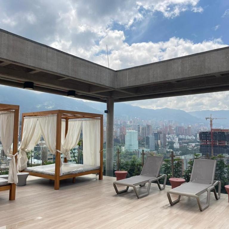 Modern Studio in Ciudad del Rio, Pool, AC, Balcony - Apartamento de 2 dormitorios - 4