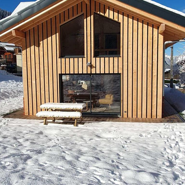 Chalet à Morzine, 2 chambres, proche centre, WiFi, parking - Chalet mit 2 Schlafzimmern - 1