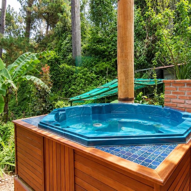 Forest Retreat Room w Hot Tub & Fireplace - Budget Double Room - 34