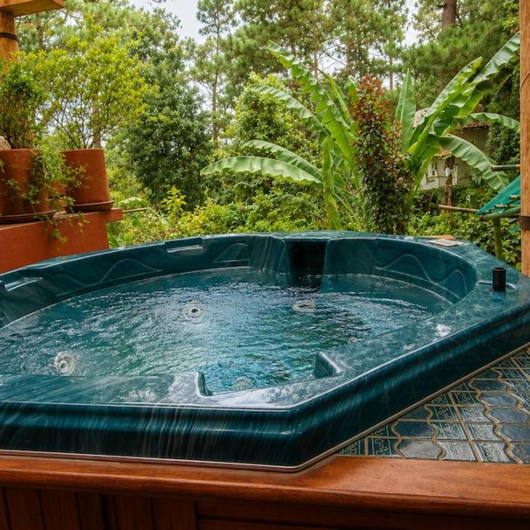 Forest Retreat Room w Hot Tub & Fireplace - Budget Double Room - 35
