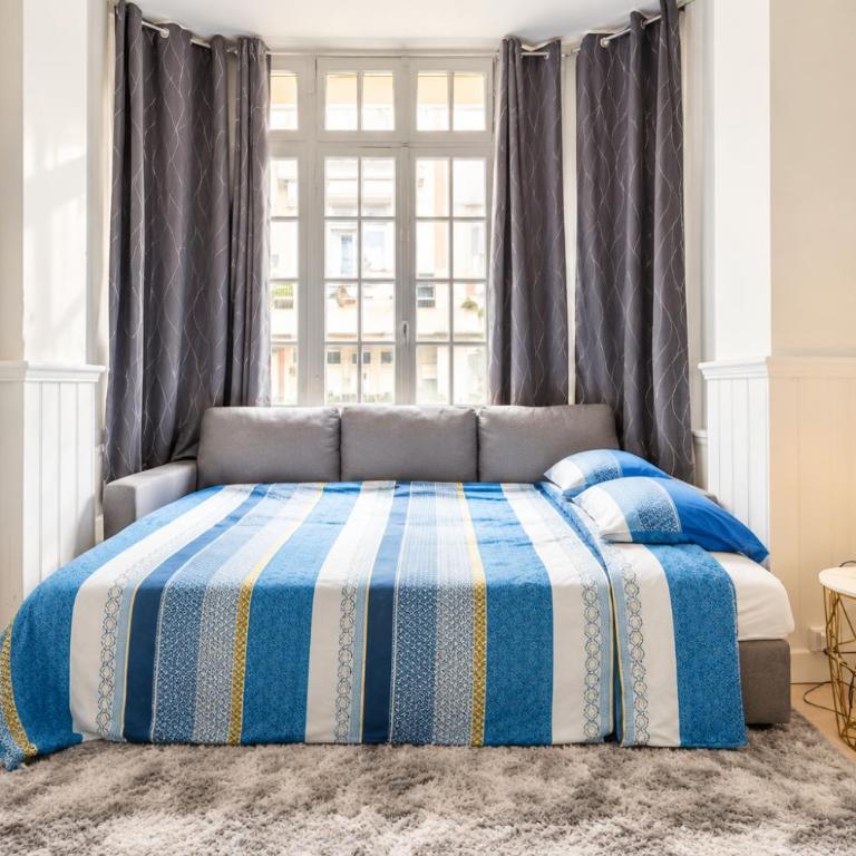 ++++ STUDIO AVEC JARDIN A 200 M DE LA MER ET 300 M RUE PIETONNE ++++ - Appartement 1 Chambre - 4