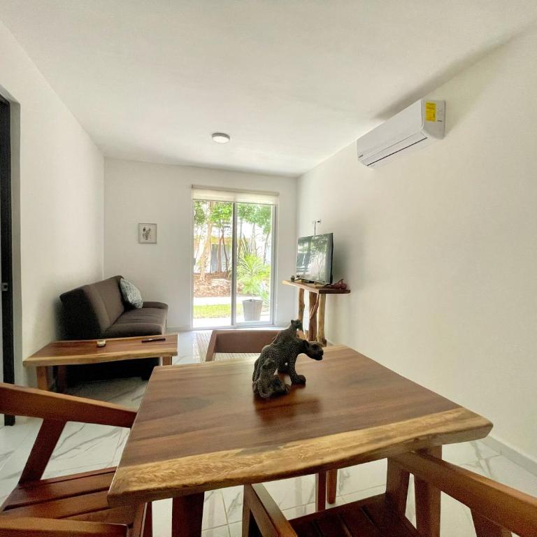 Bonito depto Playa del Carmen 2hab2bañ y varias amenidades - Appartement - Rez-de-Chaussée - 12