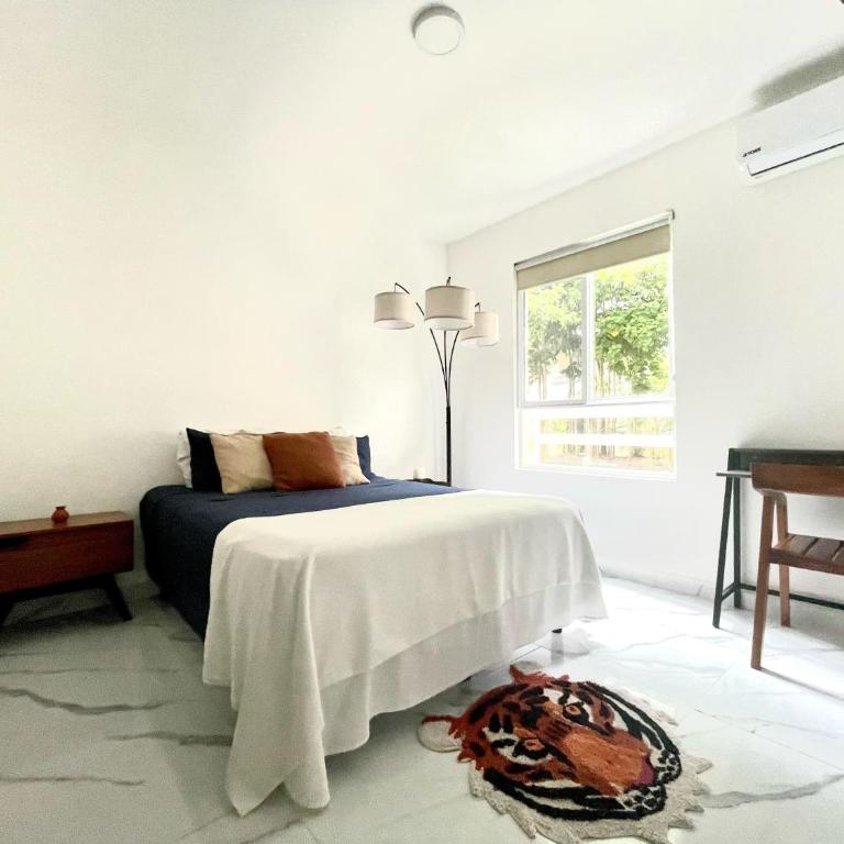 Bonito depto Playa del Carmen 2hab2bañ y varias amenidades - Appartement - Rez-de-Chaussée - 46