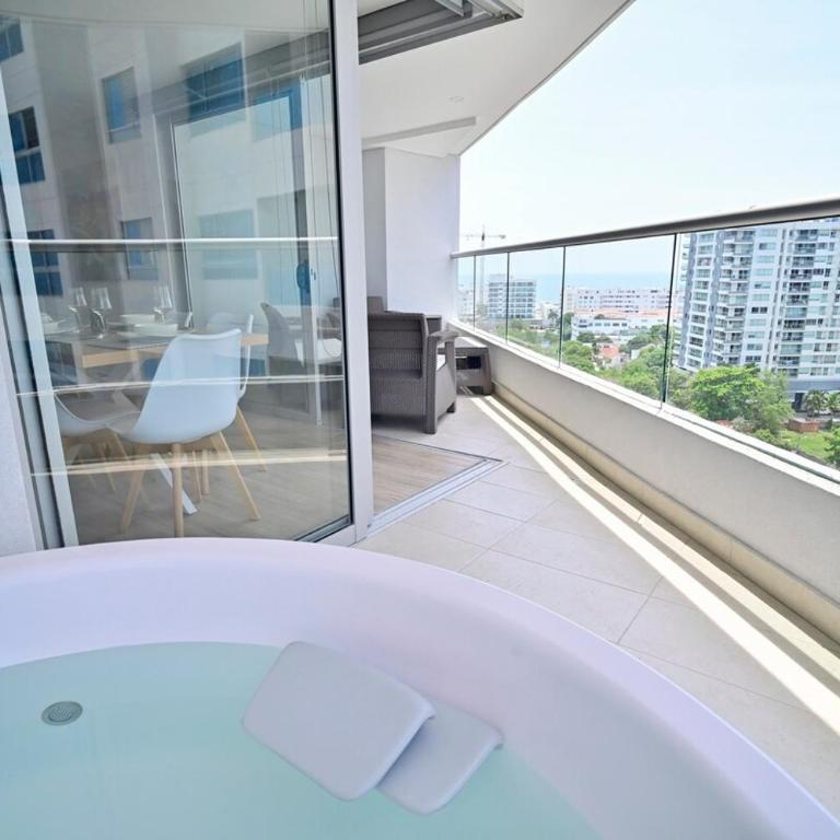 Apartamento de 3 habitaciones con vista al mar y Jacuzzi - Apartamento - 31