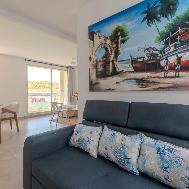 Chic and peaceful stay in Cartagena - Apartamento de 2 dormitorios con balcón y terraza - 42