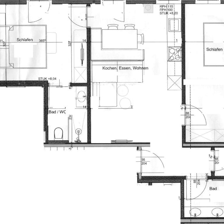Reitbauernhof - Apartment mit 2 Schlafzimmern und Balkon - 1