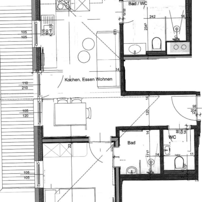 Reitbauernhof - Apartment mit 2 Schlafzimmern und Balkon - 21