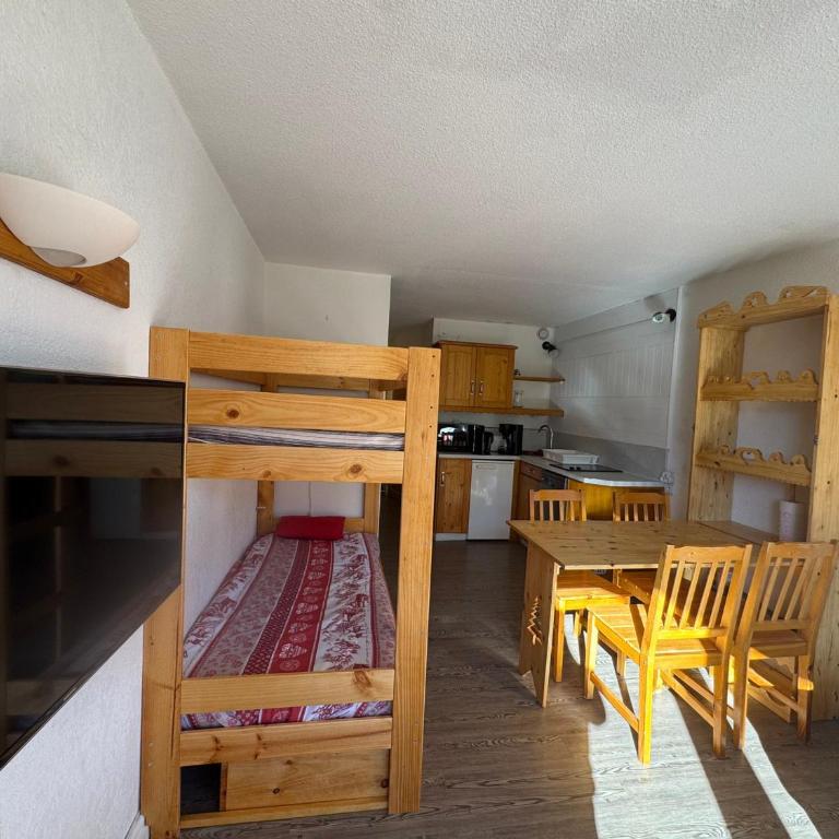 Studio rénové, animaux admis - 4 pers., vue pistes - Studio - 10
