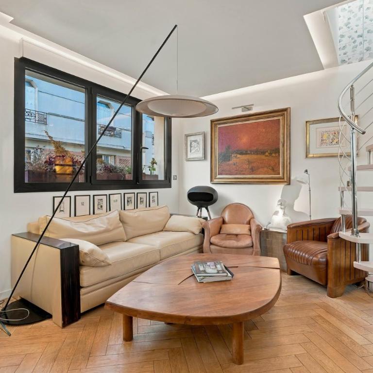 Maison parisienne avec rooftop Buttes-Chaumont - Villa mit 1 Schlafzimmer - 9