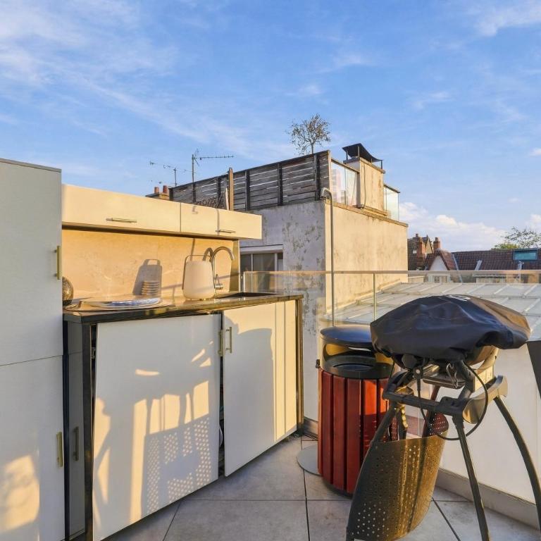 Maison parisienne avec rooftop Buttes-Chaumont - Villa mit 1 Schlafzimmer - 19