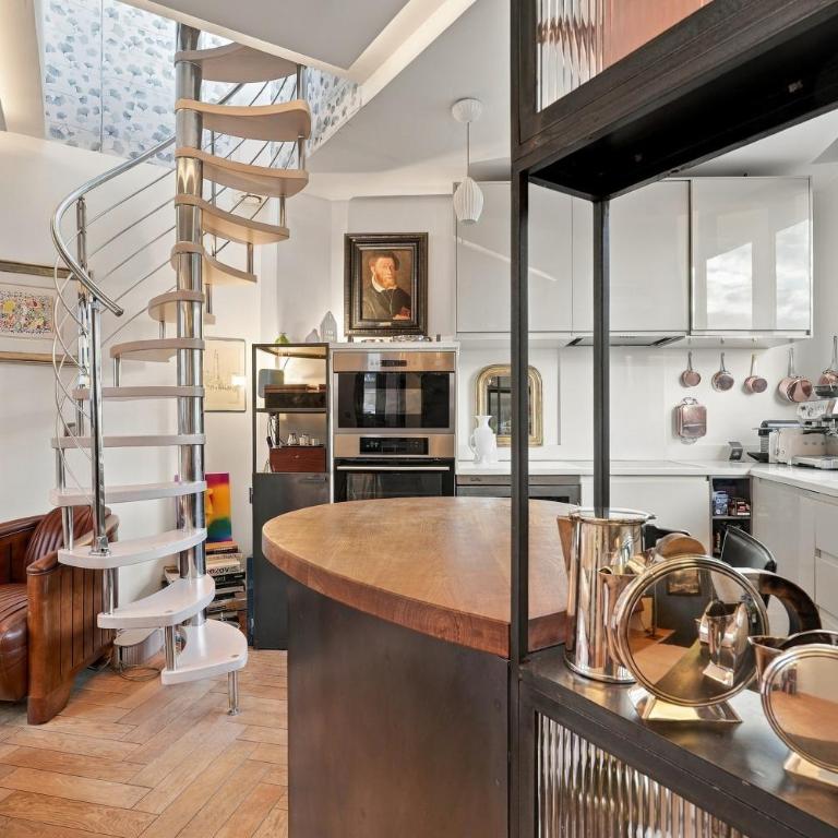 Maison parisienne avec rooftop Buttes-Chaumont - Villa mit 1 Schlafzimmer - 23