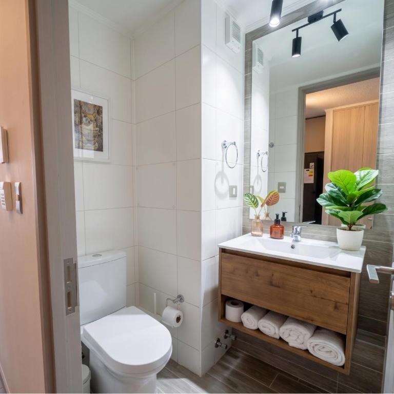 Studio Cercano al Club Hipico y Movistar Arena Santiago - One-Bedroom Apartment - 8