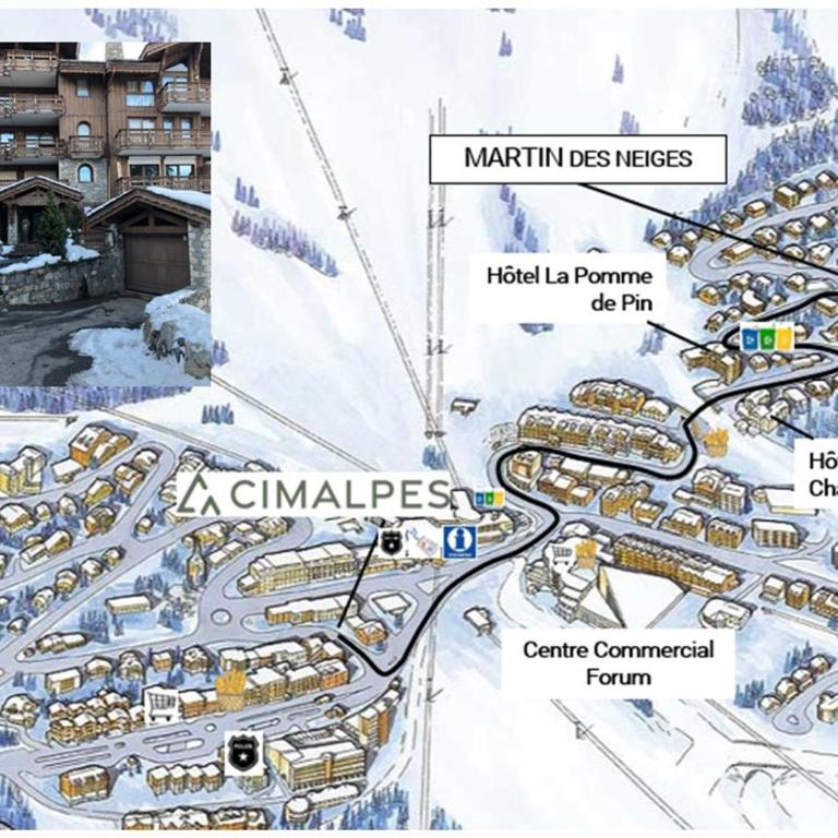 Appartement skis aux pieds avec spa à Courchevel 1850 - FR-1-564-88 - Apartment - 6