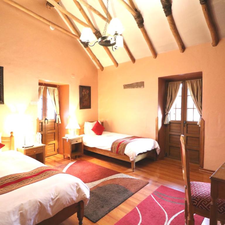 Hotel & Mirador Los Apus - Habitación Doble con balcón - 2 camas - 11