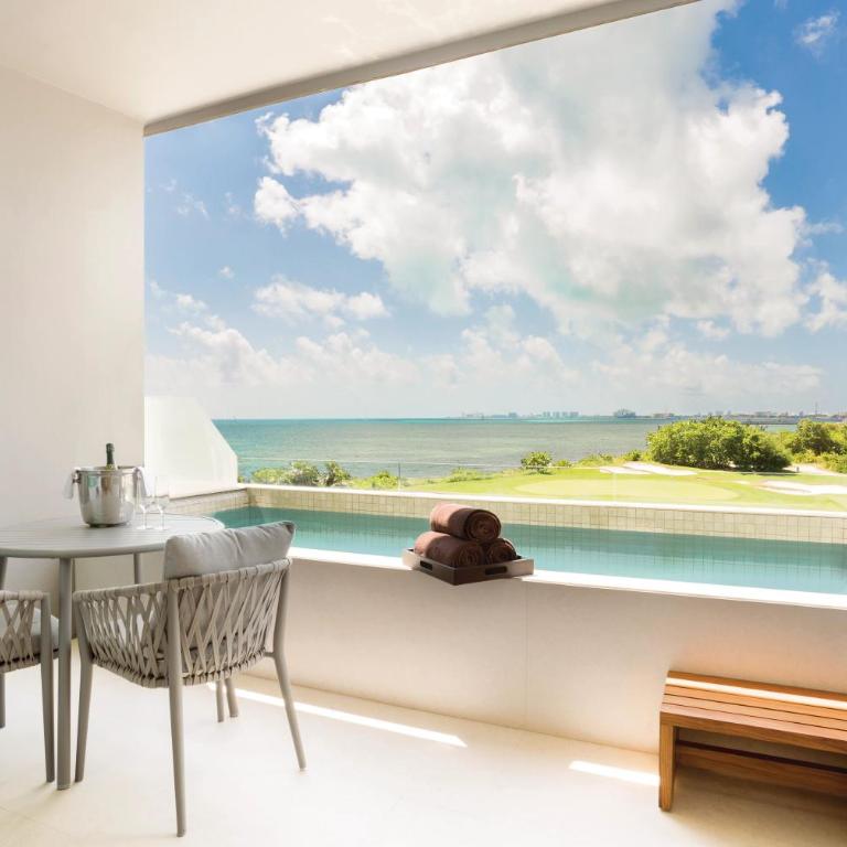 Hyatt Vivid Cancun - Adults Only All Inclusive - Habitación Vantage Club Deluxe con vistas al océano y piscina pequeña - 1 cama extragrande - 4