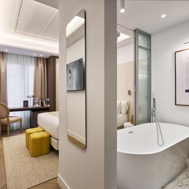 Glinter Plaza de las Cortes - Habitación Doble Deluxe con bañera - 4