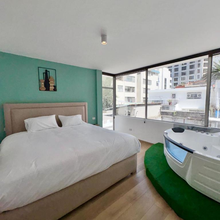Plaza Nomad, Urban Rooms and Suites private jacuzzi Quito La Carolina - Double or Twin Room - 1