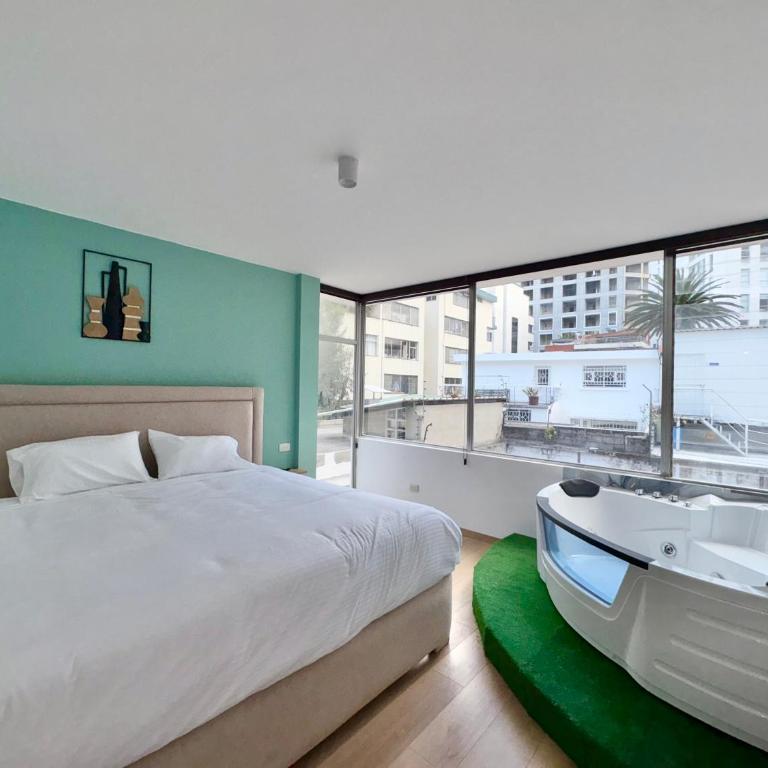 Plaza Nomad, Urban Rooms and Suites private jacuzzi Quito La Carolina - Double or Twin Room - 4