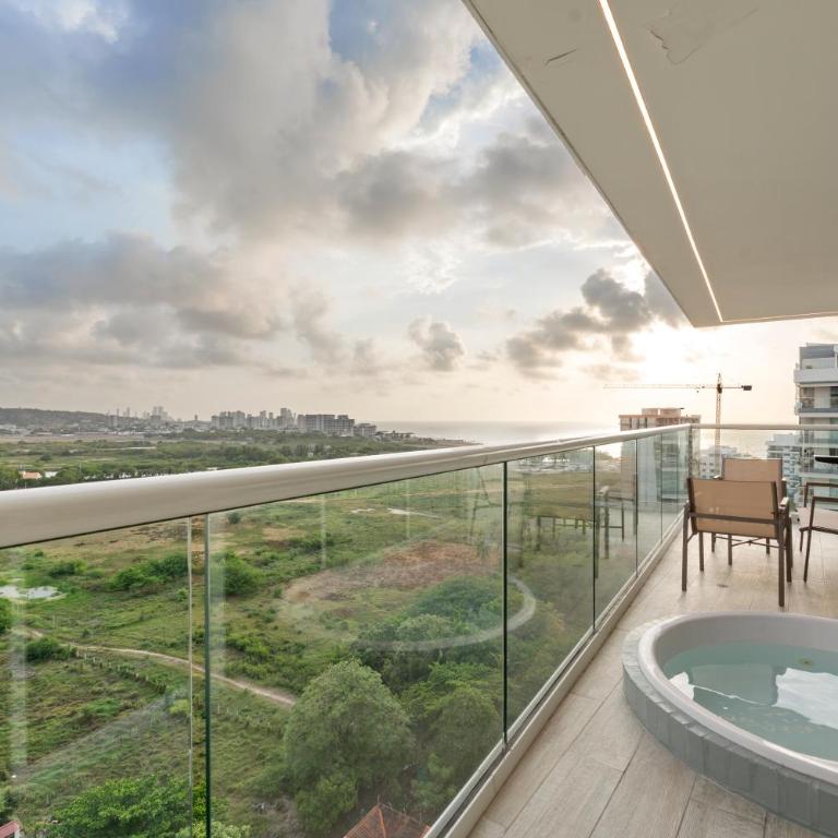 Luxury 2BR w PrivateJacuzzi Beach Pool Dominique - Apartamento de 2 dormitorios con vistas al mar - 22